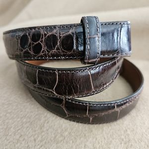 Ralph Lauren Purple Label Alligator Belt Strap